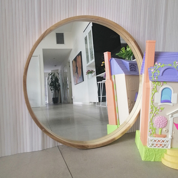 Large White Round Mirror 1 2 M, Large Wooden Wall Mirror Au